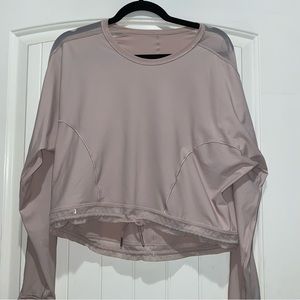 mesh long sleeve Lulu top size 6